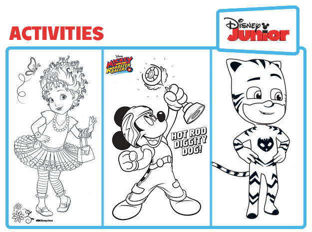 Download Disney Junior Disney Tots Coloring Pages - Slide Drawing