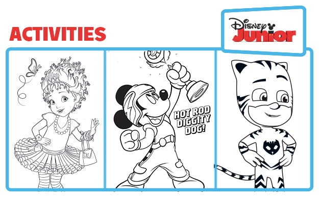 Download Disney Junior Tots Coloring Pages